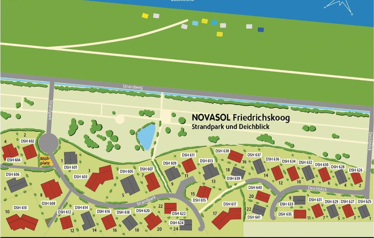 Friedrichskoog-Deichblick 12 Vila Exterior foto